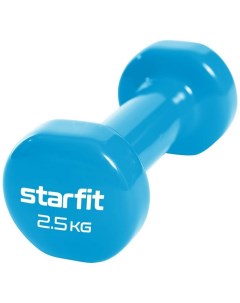Гантель виниловая Core 2 5 кг DB 101 синий Starfit