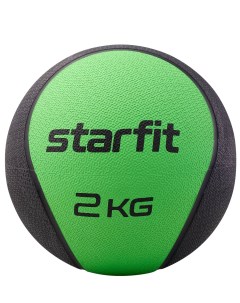 Медбол высокой плотности 2 кг GB 702 зеленый Starfit