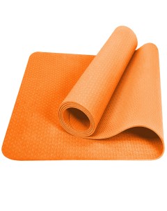 Коврик для йоги 183х61х0 6см ТПЕ E39317 оранжевый Sportex
