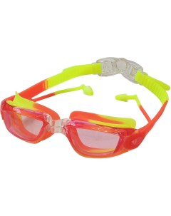 Очки для плавания взрослые E38885 1 мультиколор оранжево желтые Sportex