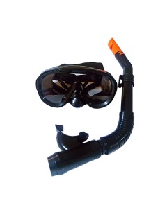 Набор для плавания юниорский маска трубка ПВХ E39245 4 черный Sportex