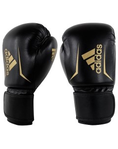 Боксерские перчатки Speed 50 10 oz черно золотые Adidas