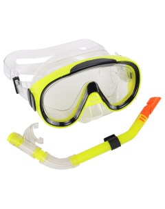 Набор для плавания юниорский маска трубка ПВХ E39246 3 желтый Sportex