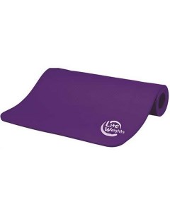 Коврик для йоги и фитнеса 180x61x1см 5420LW фиолетовый Lite weights