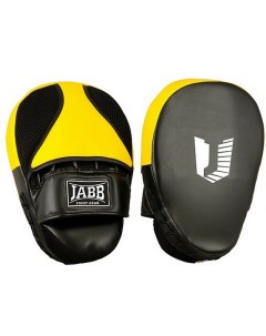 Лапа боксерская JE 2194 пара черный желтый Jabb