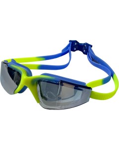 Очки для плавания взрослые зеркальные E38879 3 сине желтый Sportex