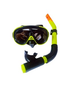 Набор для плавания юниорский маска трубка ПВХ E39245 3 желтый Sportex