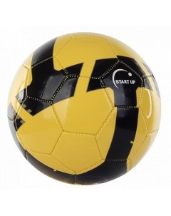 Мяч футбольный для отдыха E5125 черно желтый Start up