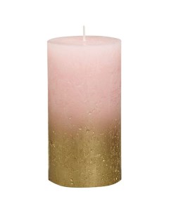 Свеча декоративная Гарда Декор Rustic 13см цвет розовый Garda decor