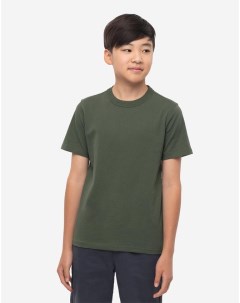 Хаки базовая футболка Comfort для мальчика Gloria jeans