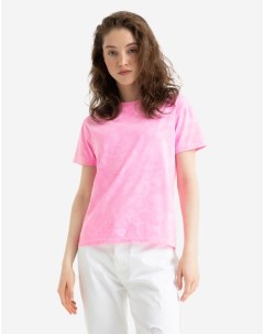 Розовая футболка тай дай Gloria jeans