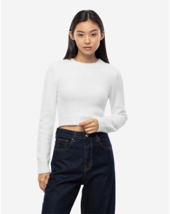 Белый укороченный джемпер Gloria jeans
