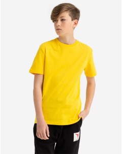 Желтая базовая футболка для мальчика Gloria jeans