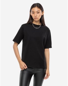 Черная базовая футболка oversize из джерси Gloria jeans