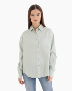 Зеленая рубашка oversize с нагрудным карманом Gloria jeans