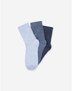 Базовые синие носки для мальчика 3 пары Gloria jeans