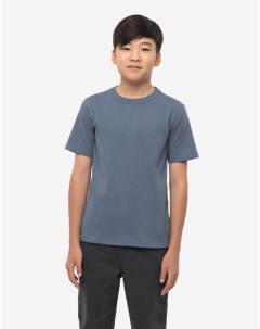 Синяя базовая свободная футболка для мальчика Gloria jeans