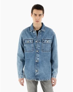Джинсовая куртка oversize с карманами Gloria jeans