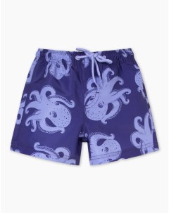 Фиолетовые плавательные шорты с осьминогами для мальчика Gloria jeans