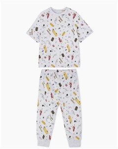 Пижама с машинками для мальчика Gloria jeans