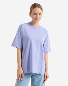 Голубая базовая футболка Superoversize из джерси Gloria jeans
