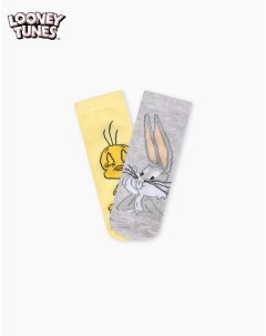 Носки с принтом Looney Tunes для девочки 2 пары Gloria jeans