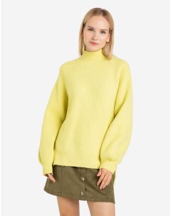 Желтый свитер oversize с удлиненной спинкой Gloria jeans