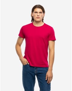 Красная базовая футболка Slim из тонкого джерси мужская Gloria jeans