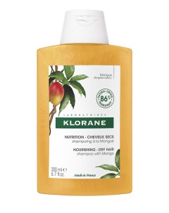 Шампунь с маслом манго 200 мл Dry Hair Klorane