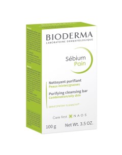 Очищающее мыло для жирной и проблемной кожи 100 г Sebium Bioderma