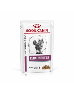 Renal полнорационный влажный корм для взрослых кошек для поддержания функции почек при острой или хр Royal canin