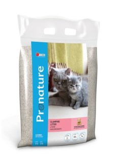 Pronature Комкующийся глиняный наполнитель для кошек с ароматом детской пудры 6 кг Pronature holistic