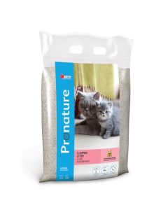 Pronature Комкующийся глиняный наполнитель для кошек с ароматом детской пудры 12 кг Pronature holistic