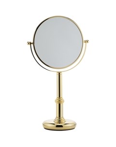 Косметическое зеркало 21982 настольное золото Migliore