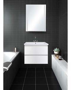 Мебель для ванной Даймонд 60 Люкс Plus подвесная белая Style line
