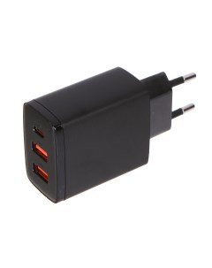 Зарядное устройство Compact Quick Charger 2xUSB USB Type C 30W EU Black CCXJ E01 Baseus