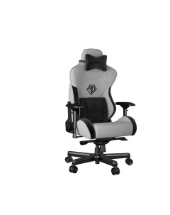 Кресло компьютерное T Pro 2 серый чёрный Anda seat