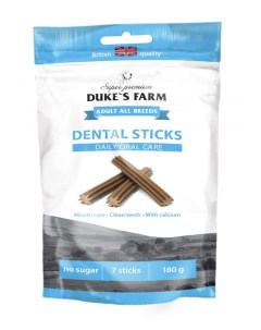 Лакомство для собак Dental Sticks для поддержания здоровья полости рта Duke's farm