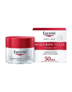 Крем для дневного ухода за сухой кожей SPF 15 50 мл Hyaluron Filler Volume Lift Eucerin