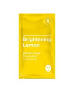 Витаминная тканевая маска с экстрактом лимона 21 г Glam up