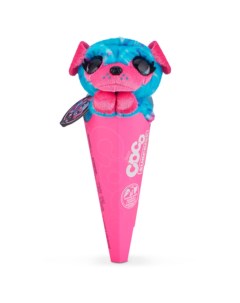 Coco Surprise Плюшевая игрушка c мини питомцем в комплекте серия Neon розовый голубой щенок 9601SQ1 Zuru