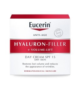 Hyaluron Filler Volume Lift Крем для дневного ухода за сухой кожей SPF 15 50 мл Eucerin