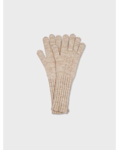 Перчатки из шерсти бежевого оттенка Elis