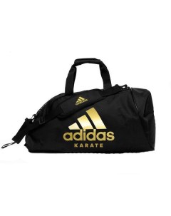Сумка рюкзак Training 2 in 1 Bag Karate L черно золотая Adidas