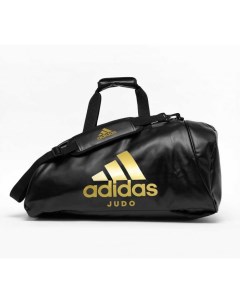 Сумка рюкзак Training 2 in 1 PU Bag Judo L черно золотая Adidas