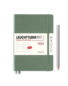Ежедневник датированный Leuchtturm1917 Medium 72 листа оливковый