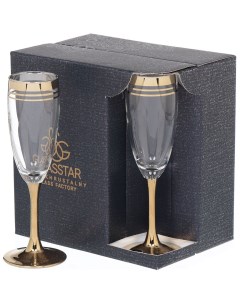 Бокал для шампанского 170 мл стекло 6 шт Ностальжи N35_1687_3 Glasstar