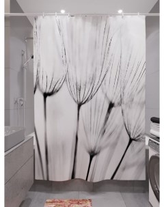 Фотошторы для ванной одуванчик 180х200 см Eleganta
