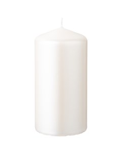 Свеча белый перламутр 6х12 см Bartek candles