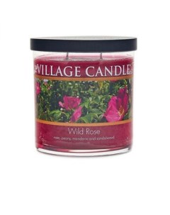 Ароматическая свеча Wild Rose стакан маленькая Village candle